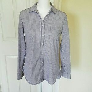 Apt. 9 Striped Button-Down Dress Shirt